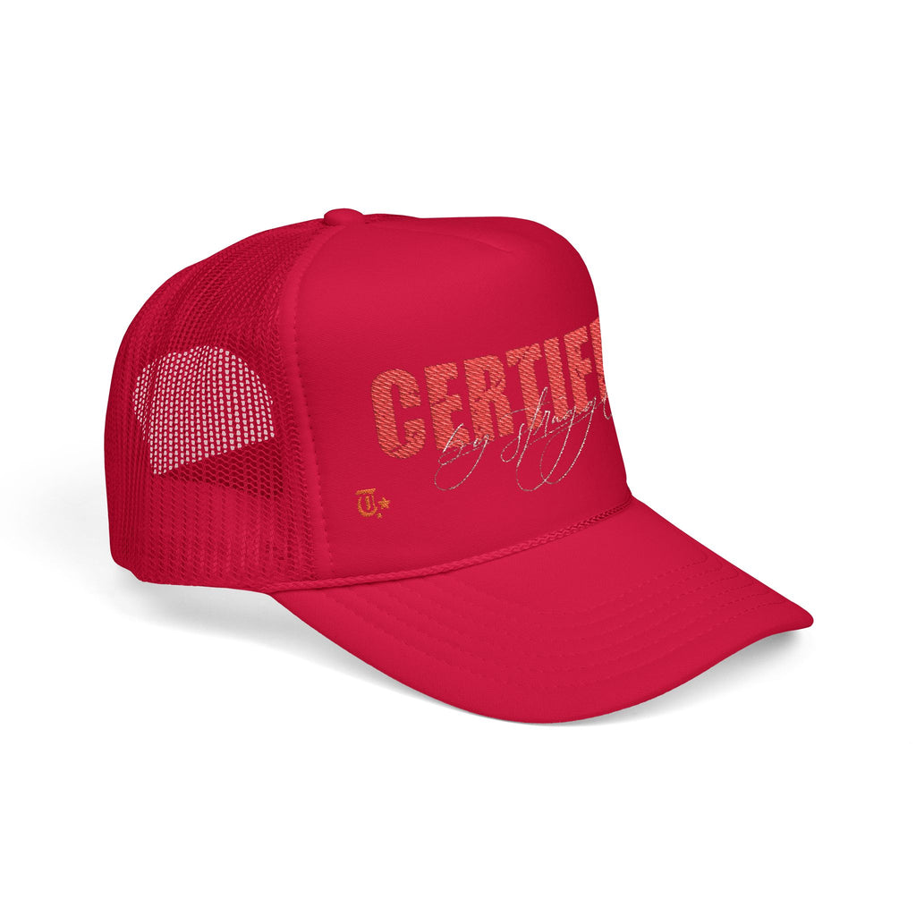 'Certified' Stylish Foam Trucker Hat