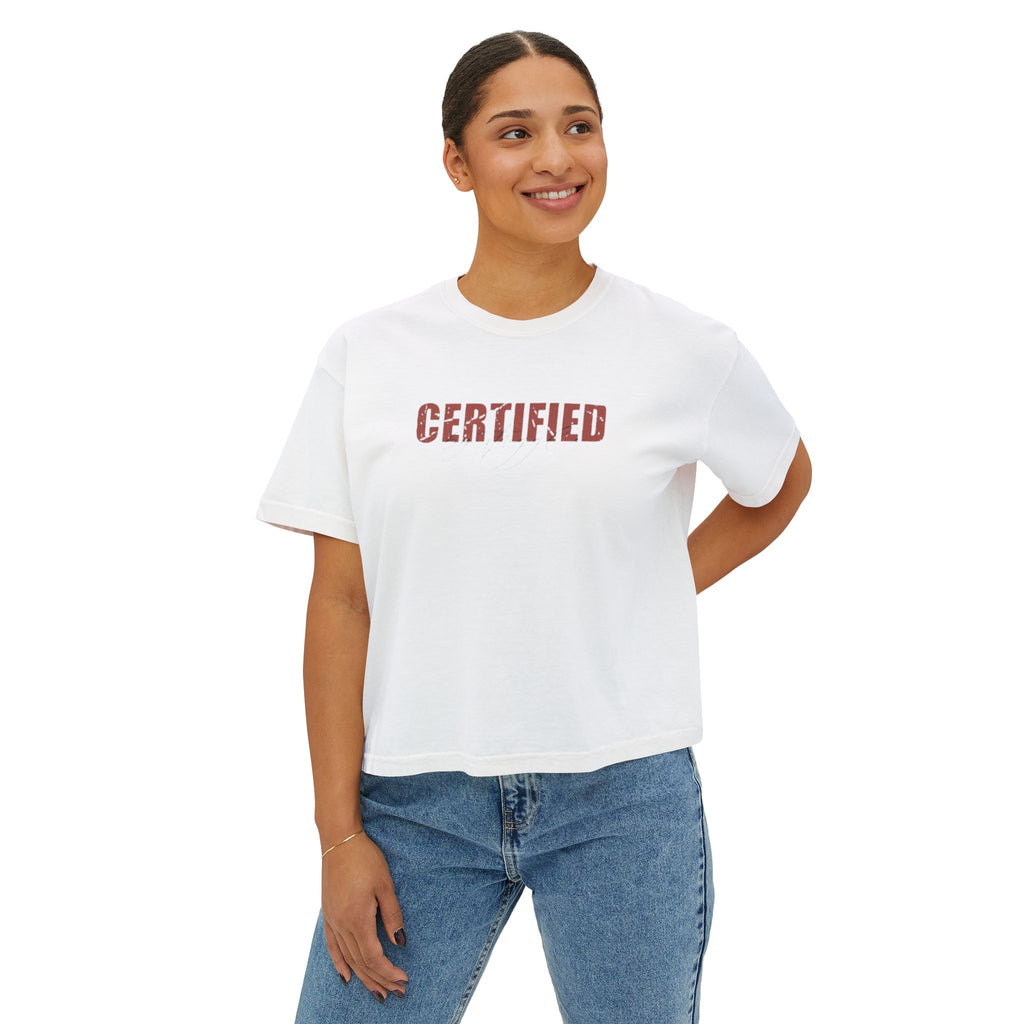 'Certified' Women's Boxy Tee
