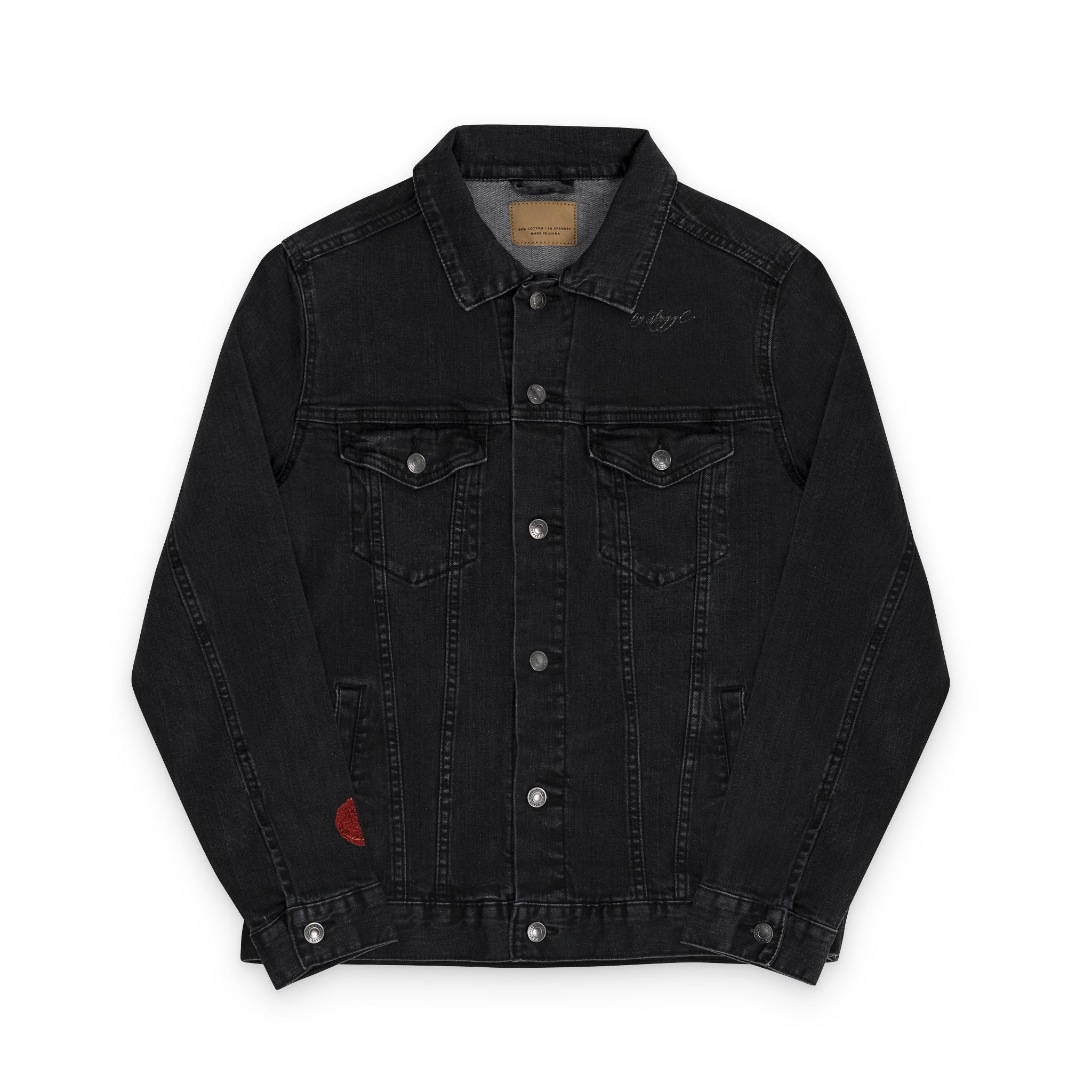 'Certified' Embroidered Denim Jacket