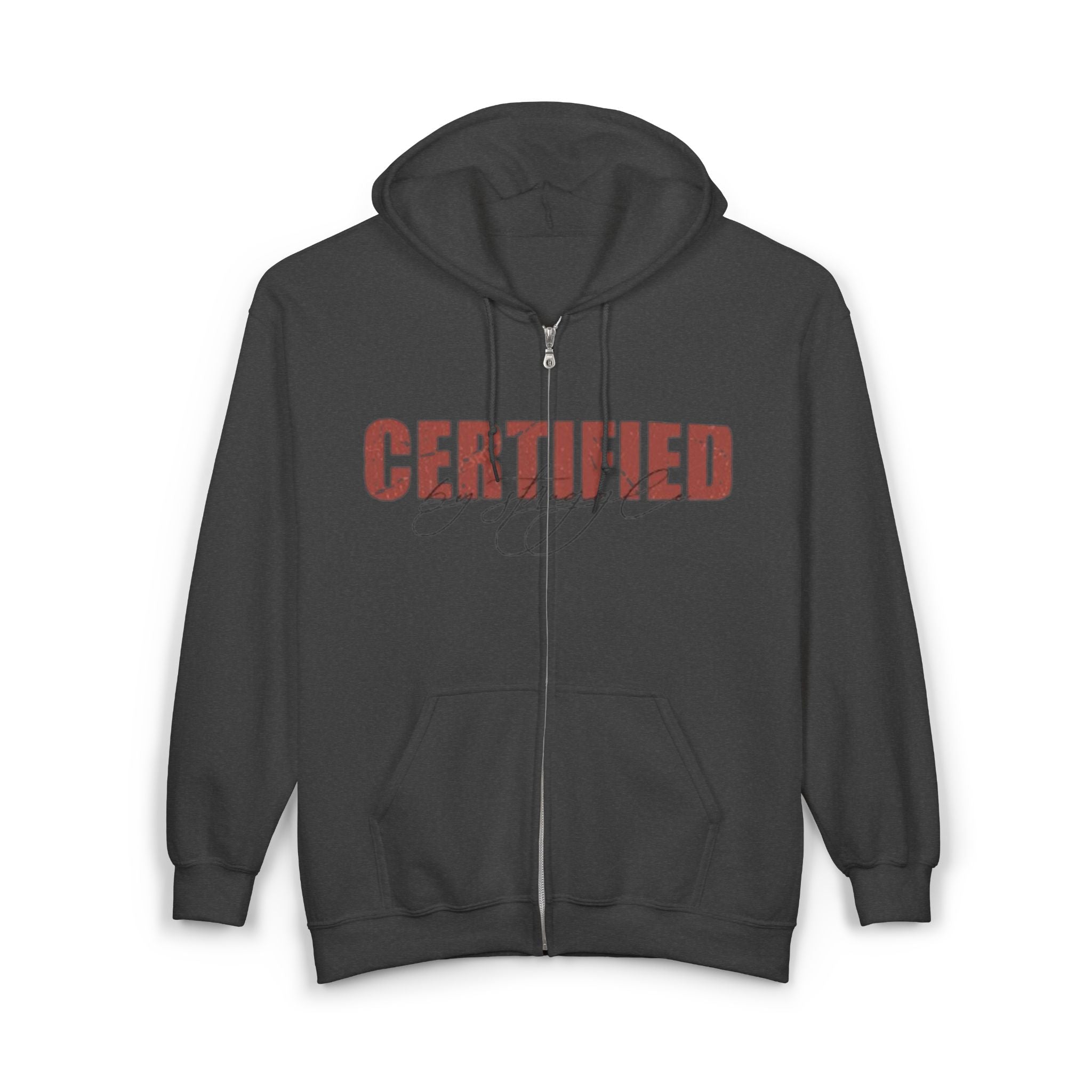 'Certified' Zip Up Hoodie