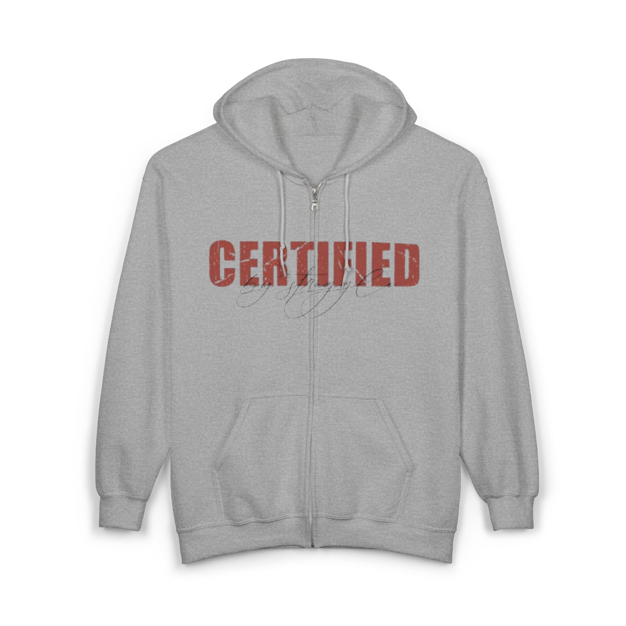 'Certified' Zip Up Hoodie