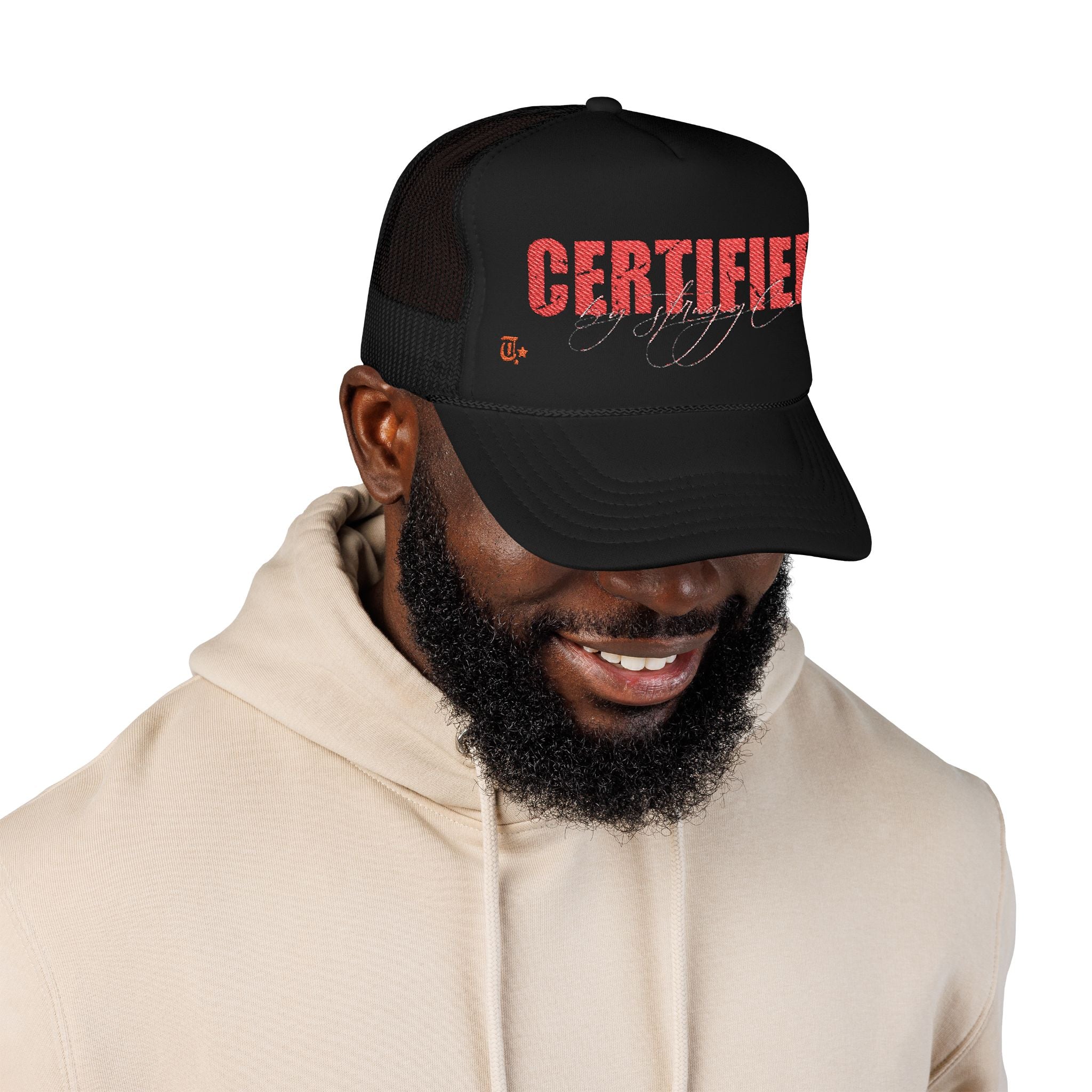 'Certified' Stylish Foam Trucker Hat